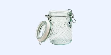 It's a jar. Good for Storage. 