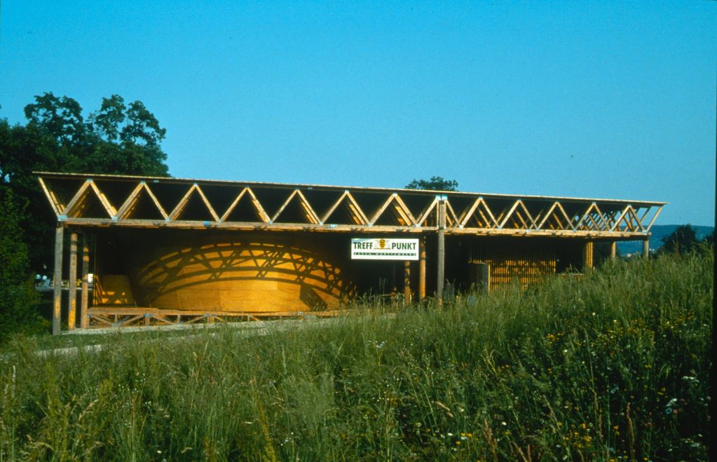 County pavilion Baden-Wiirttemberg, exterior view - Int. Horticultural. Show,