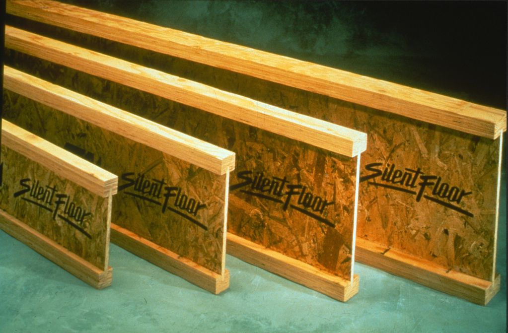 TJI Joists are assembled with Microllam flanges and an OSB web