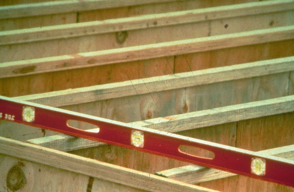 The exact depths of TJI Joists results in even floor systems