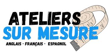 Logo d'ateliers linguistiques personnalisés.