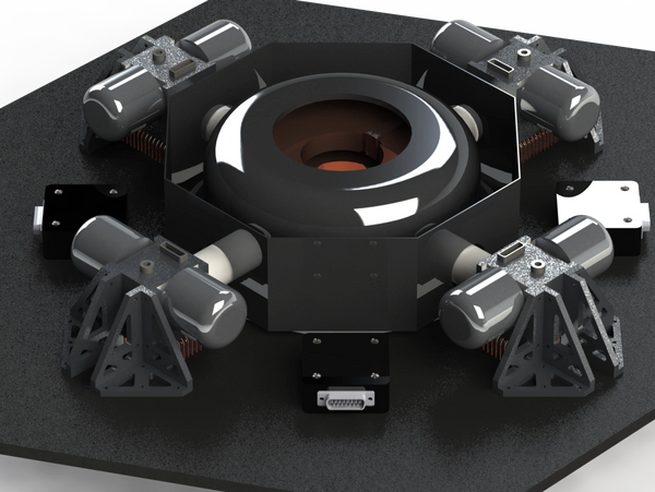 HTS electromagnet system concept developed for the SUPERMagdrive propulsion system in 2021-2022.