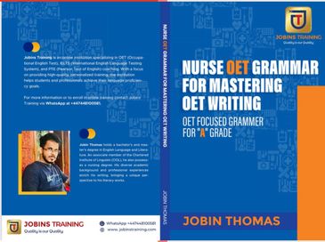 NURSE  OET  GRAMMAR FOR MASTERING  OET WRITING  FROM JOBINS 