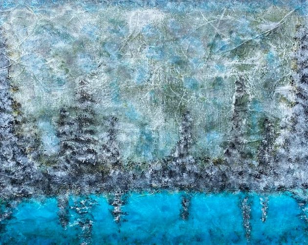"First Snow" by artist Alene Nitzky