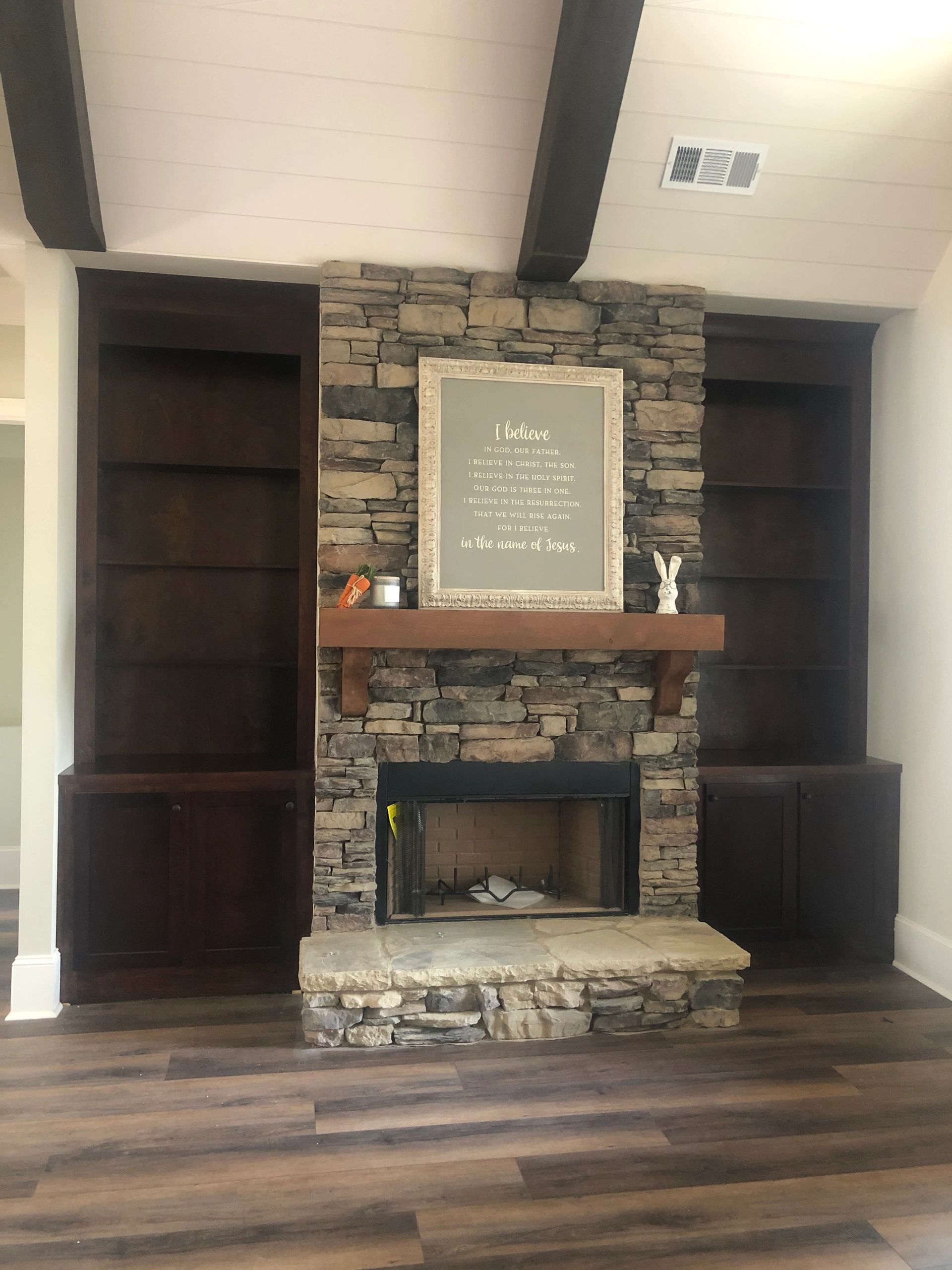Fireplace Shelving