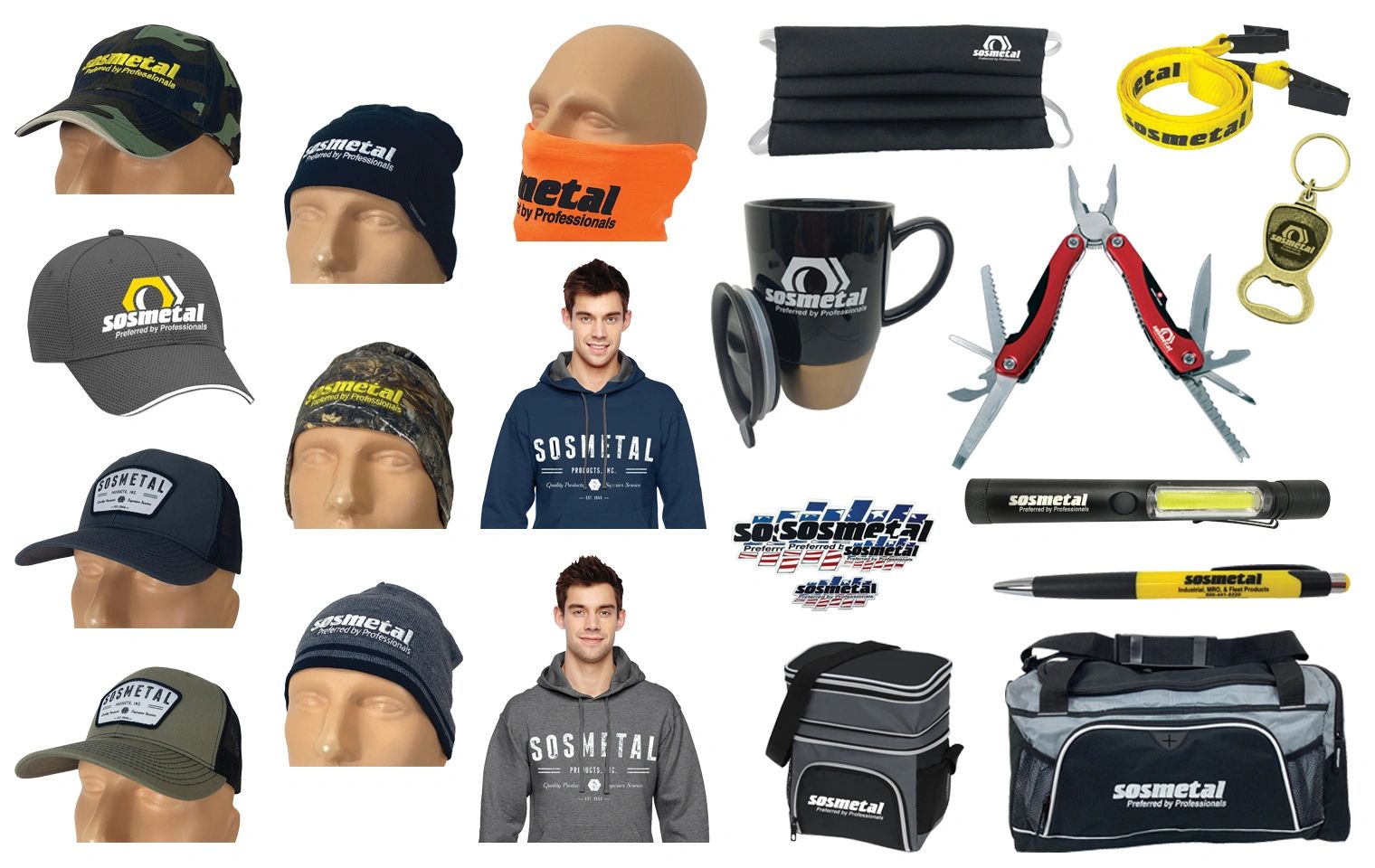 SOSMETAL PRODUCTS Company Swag