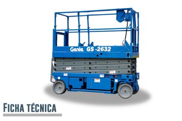 Plataforma de elevación tipo tijera Genie 26ft