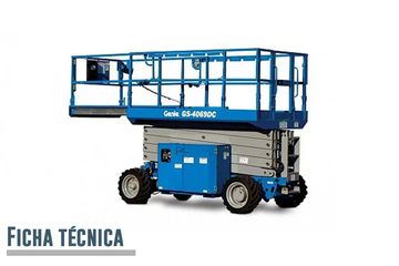 Plataforma de elevación tipo tijera Genie 40ft