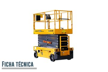 Plataforma de elevación tipo tijera 40ft