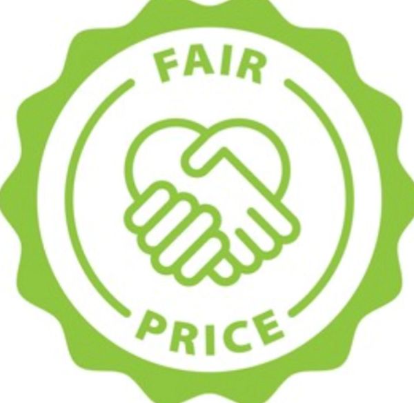 Green badge with handshake and 'Fair Price' text.
