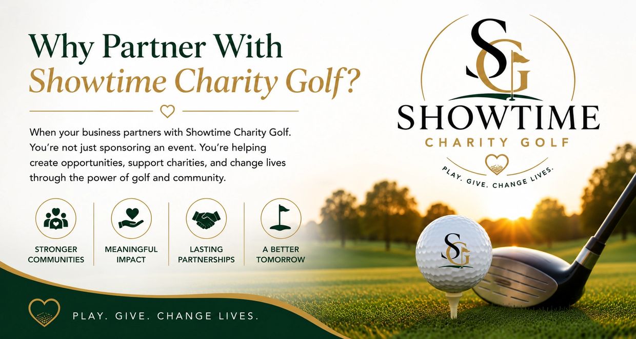 Showtime Charity Golf partners to create opportunities, support charities, and build stronger communities through golf.