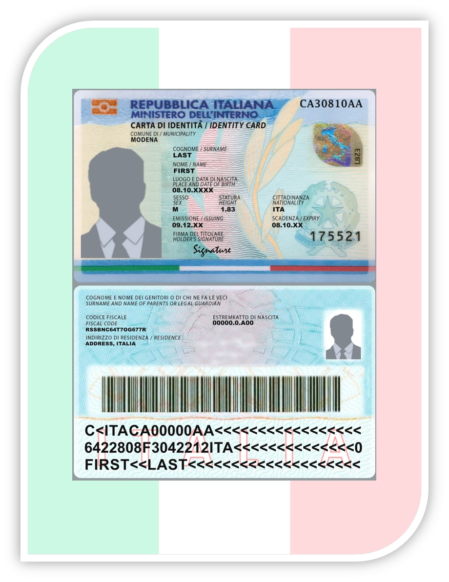 ITALY - ITALIAN REPUBLIC - ID