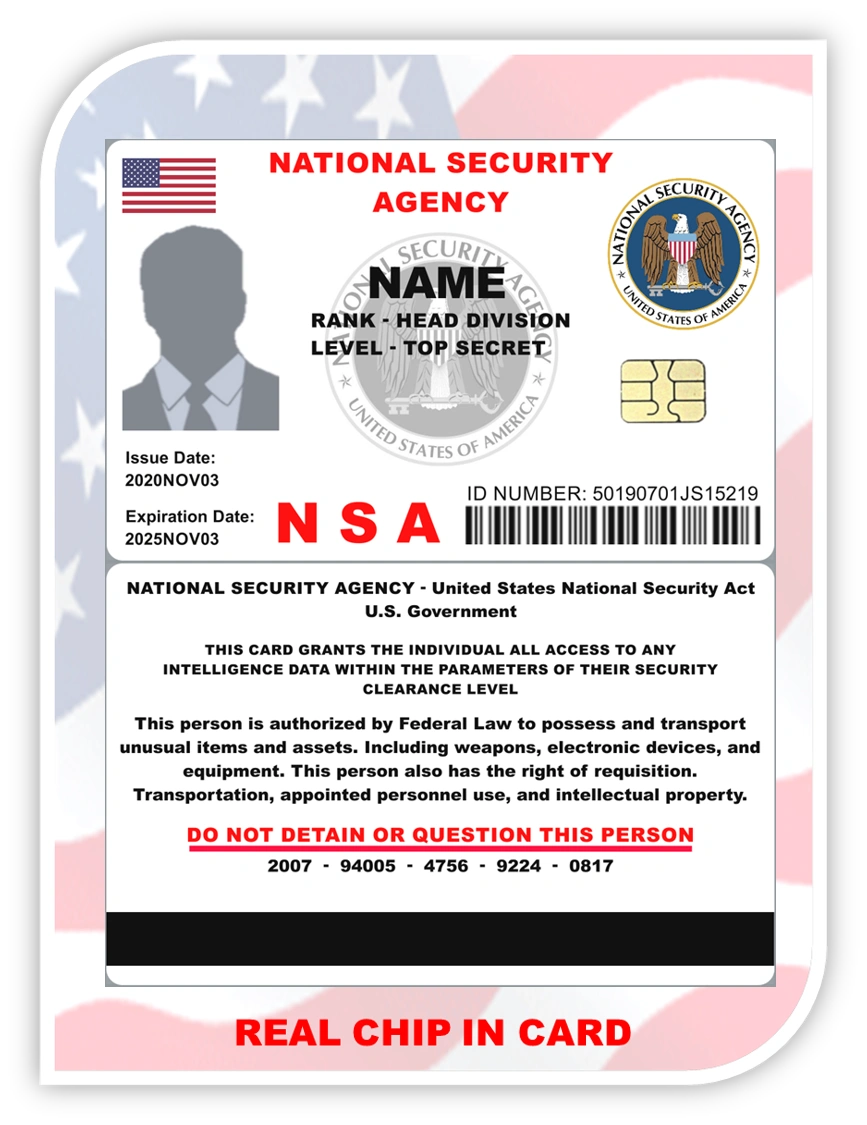 Nsa Classification Sticker NSA–NATIONAL SECURITY AGENCY