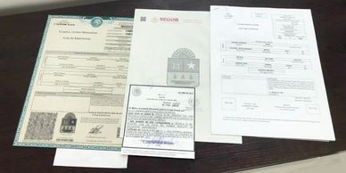 Legal Wedding Documents. All legal processes granted!