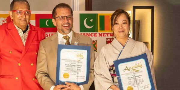 Received the Chairman’s Award from the South Asian Biz Alliance Network with Mr. Frank Montes.