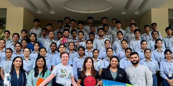 Dr. Junko Ishikawa’s student outreach in India, 2025.