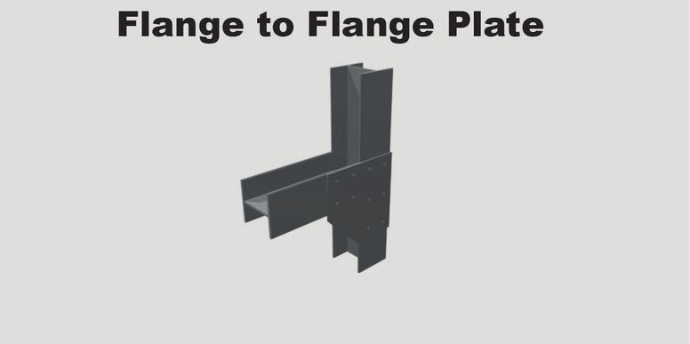 A flange to flange plate design