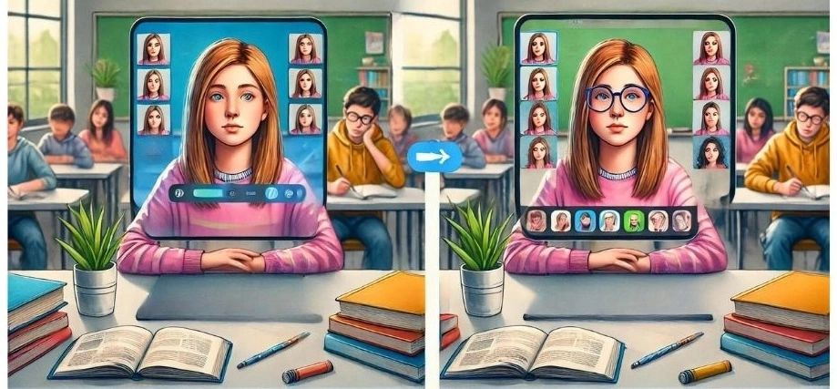 The Impact of AR Face Filters on Live Video Sessions