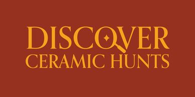 text. Discover Ceramic Hunts. Sarah Schiewe.