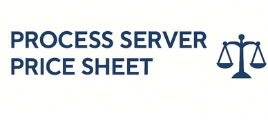 Prices for Process Serving