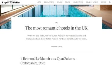 A piece for the Times Expert Traveller - https://www.thetimes.co.uk/travel/destinations/europe/uk/th