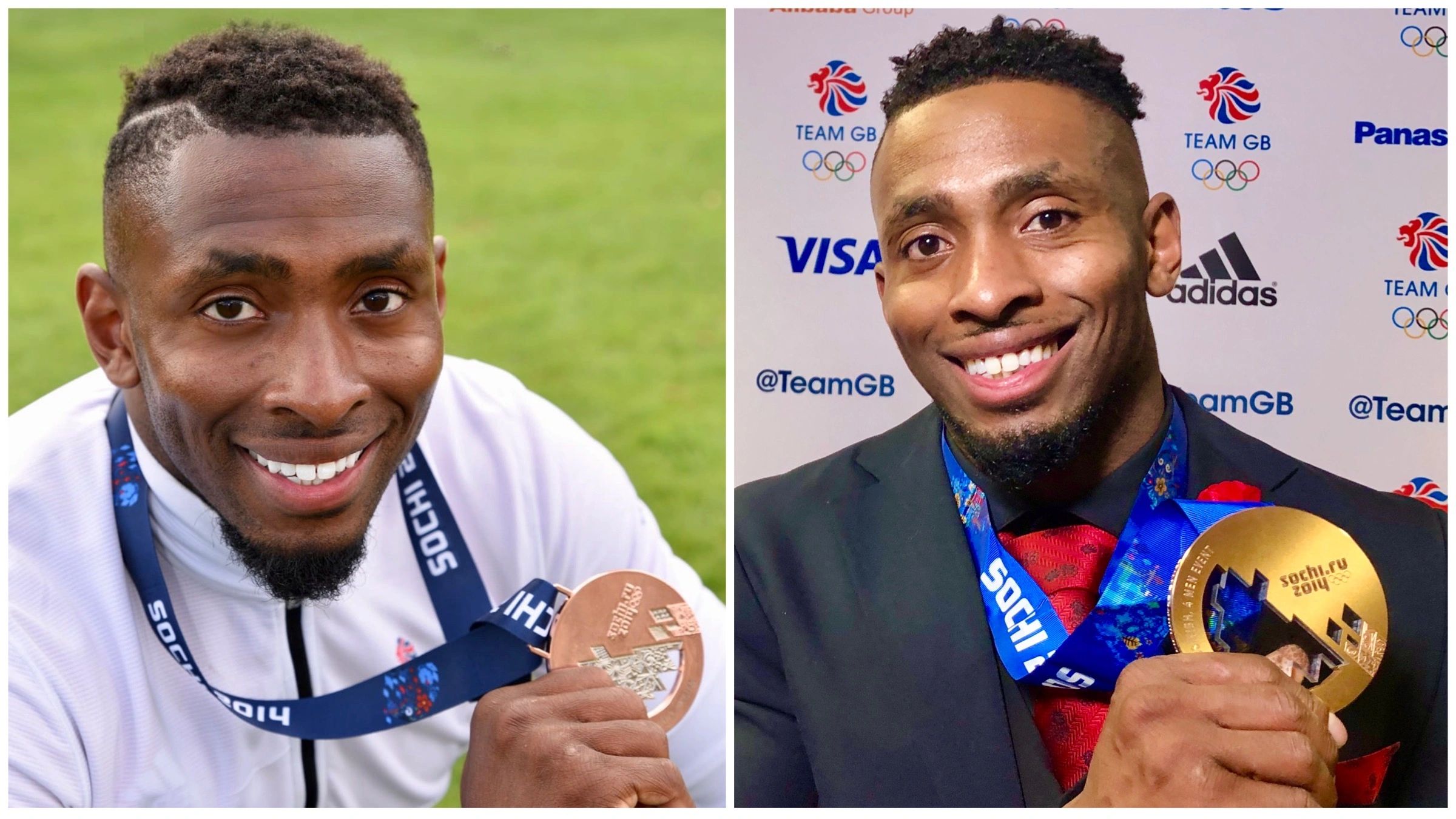 GB's Joel Fearon: sliding for the Swiss & a fake Olympic medal