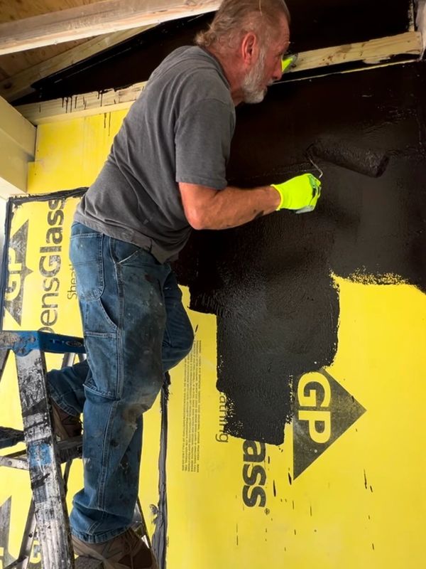 Applying Liquid Applied Housewrap to Densglass