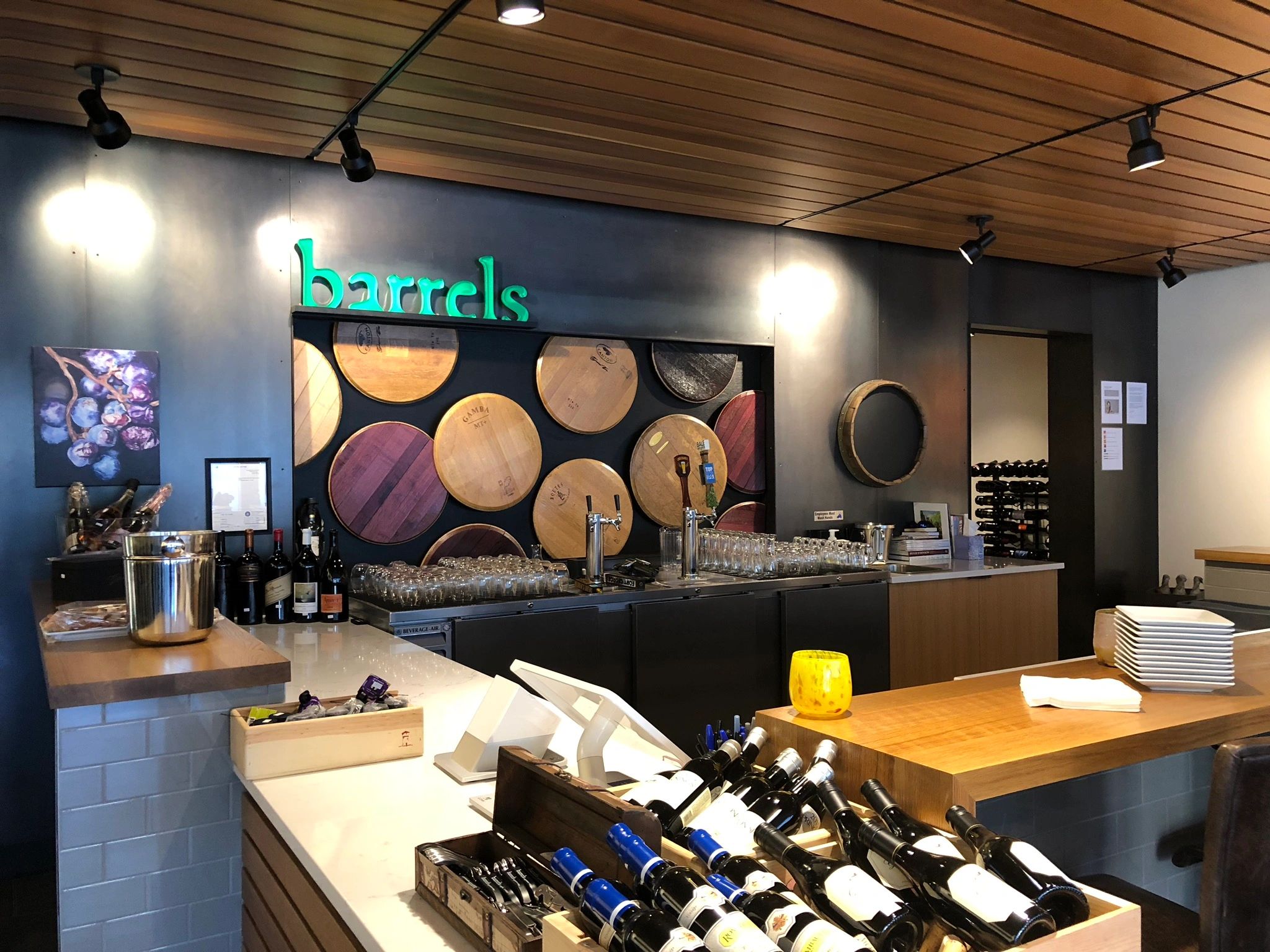 Barrels... Experience Wine Wine Bar, Wine Shop