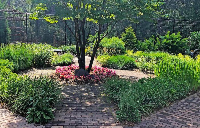 Serenity garden at hospice house