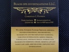 Black Ops Investigation LLC. Full sececep Private Investigation A
