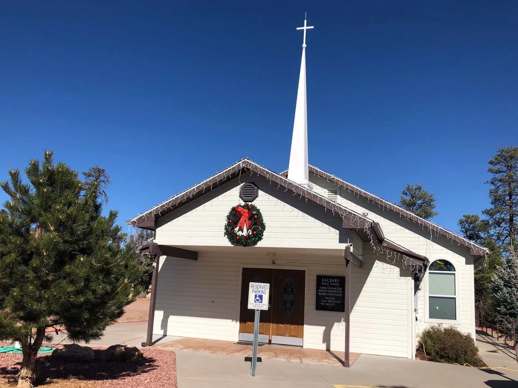 Christian worship and events at Calvary Bible Church