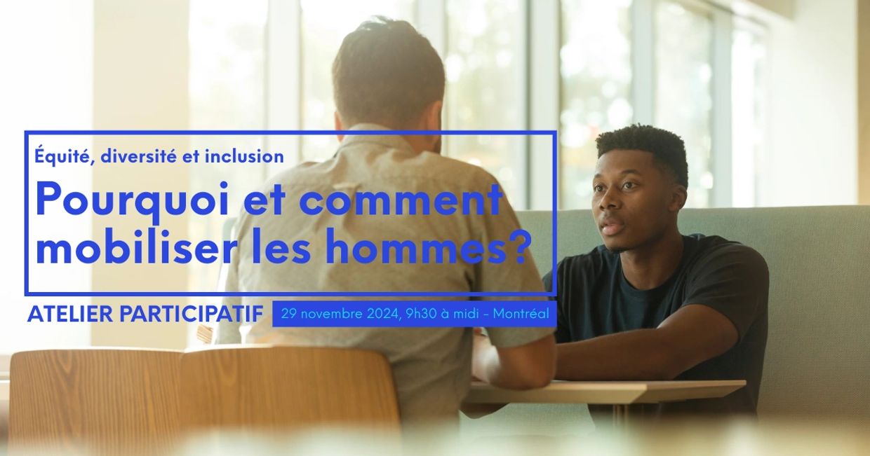 Atelier participatif sur l'équité, diversité et inclusion à Montréal en novembre 2024.