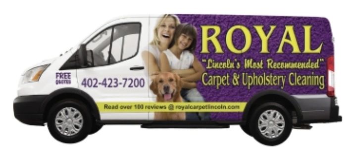 Royal Carpet & Upholstery Cleaning Service Van
