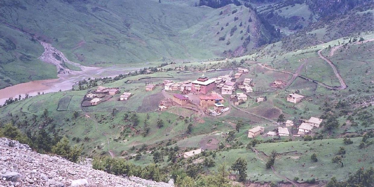 Lower Gar Gon Monastery  i Nangchen, Tibet