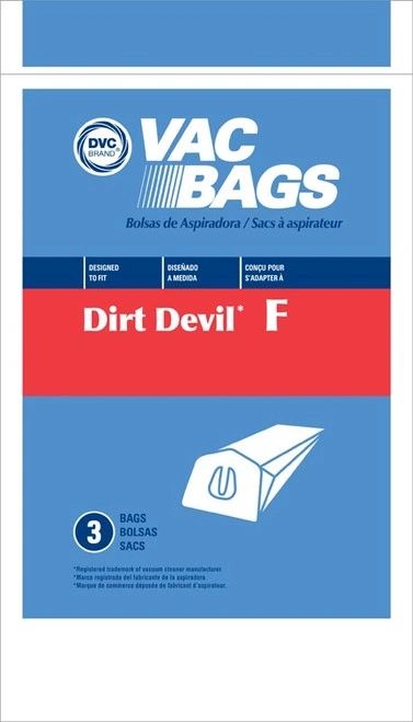 Generic Dirt Devil / Royal F Bags (pack of 3)