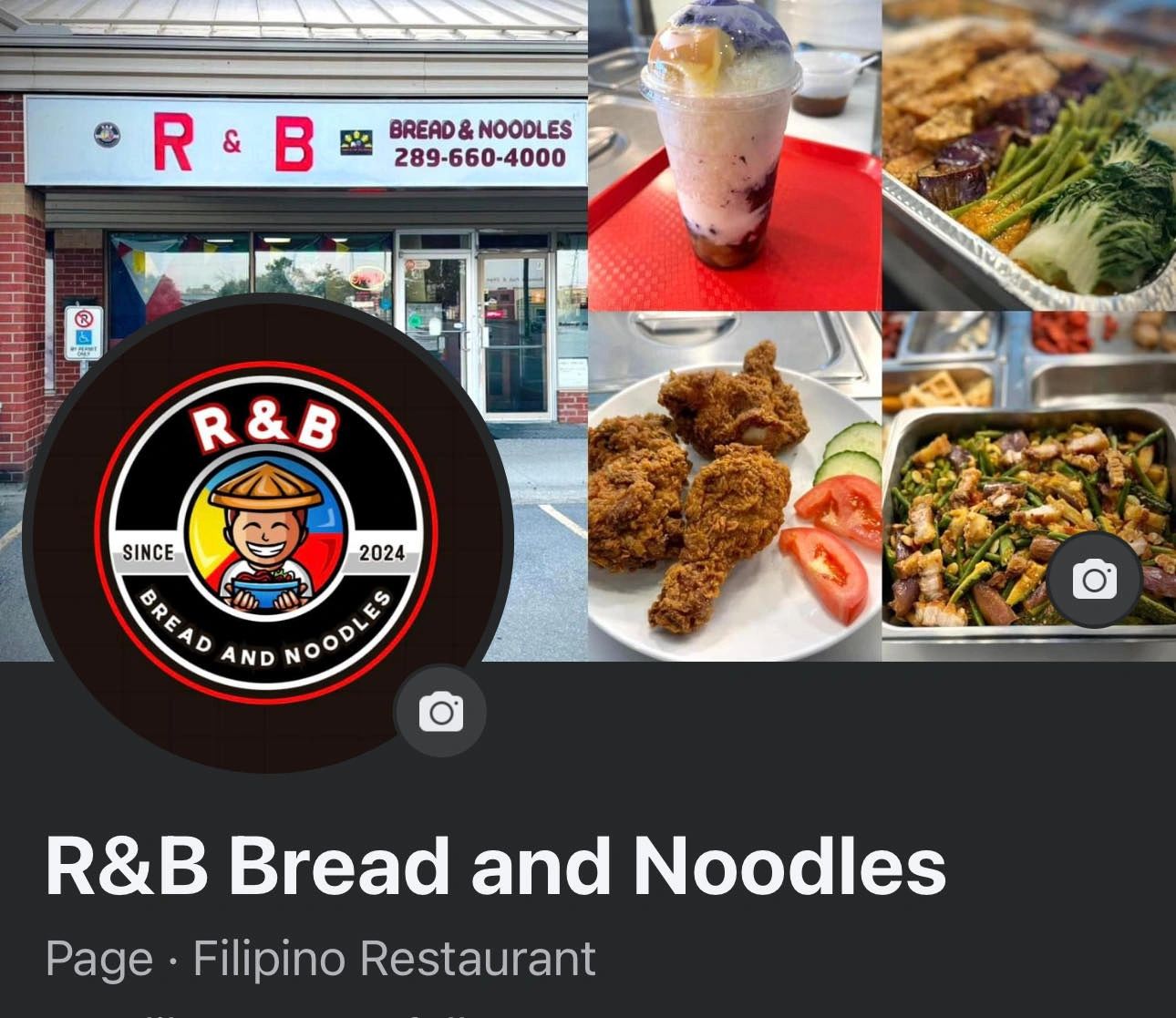R&B Bread and Noodles (Taste of Filipino) logo