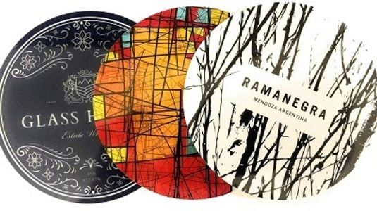 Full color custom printed wine discs