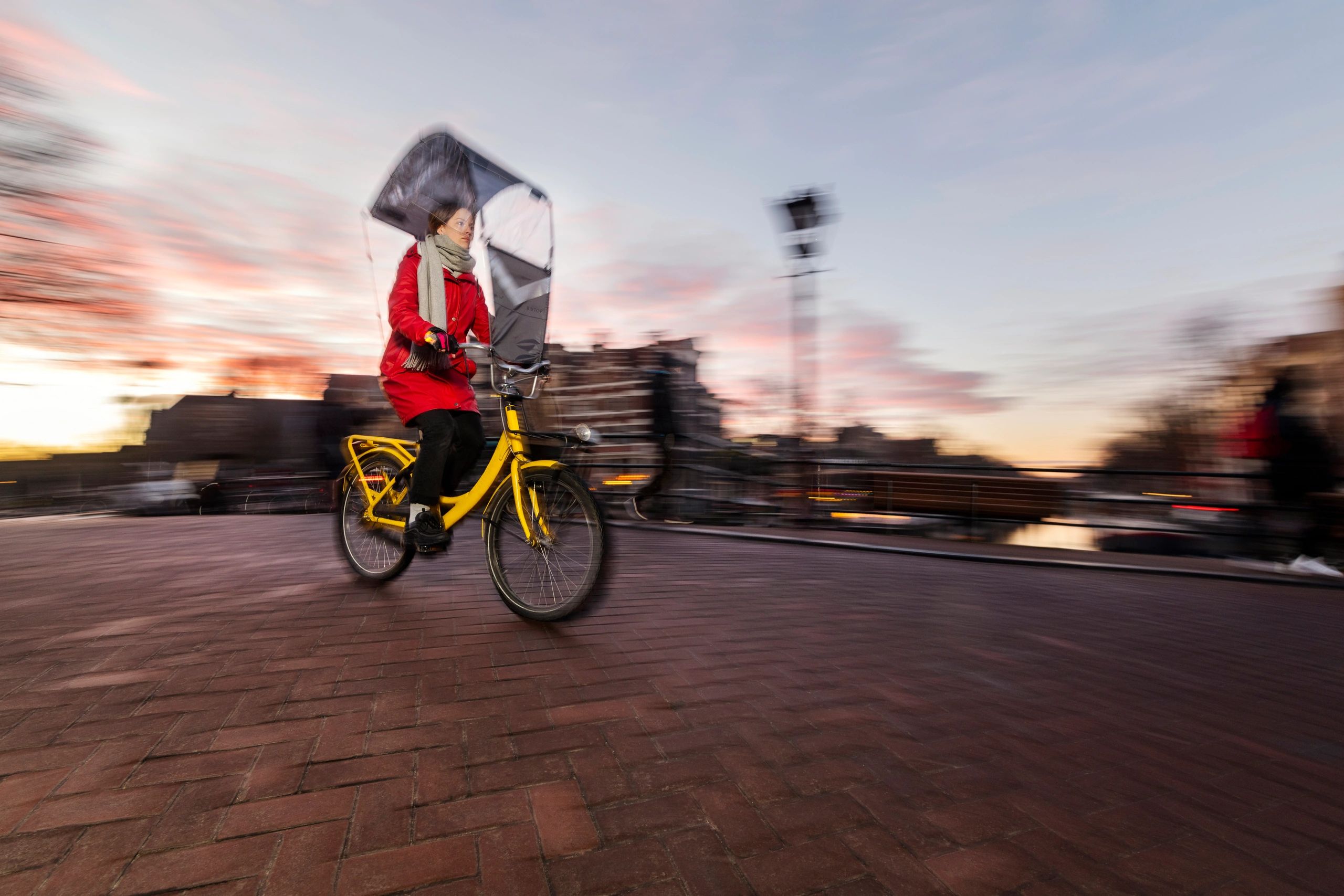 umbrella for cyclists