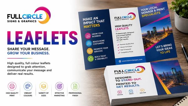 High-quality, vibrant leaflets designed to grow your business and share your message effectively.
