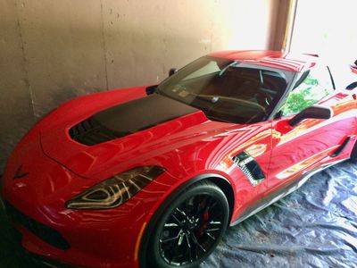 A corvette parked in our largest building in Leesburg Virginia in Loudoun County Car Storage.