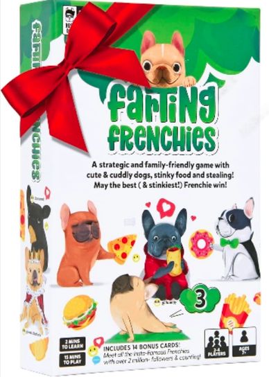Farting Frenchies, a fun family game with cute dogs and silly challenges.
