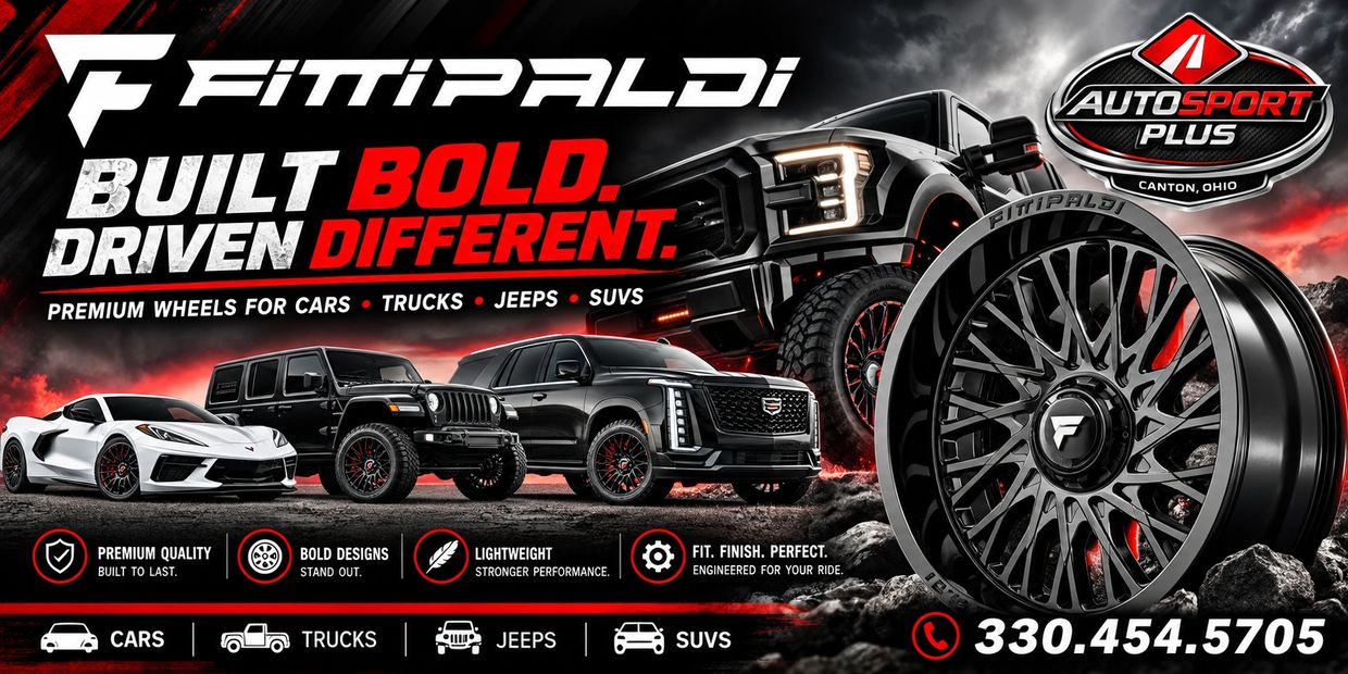 Shop Fittipaldi car and truck wheels in Canton, Ohio. Classic car rims for sale near me in Akron OH
