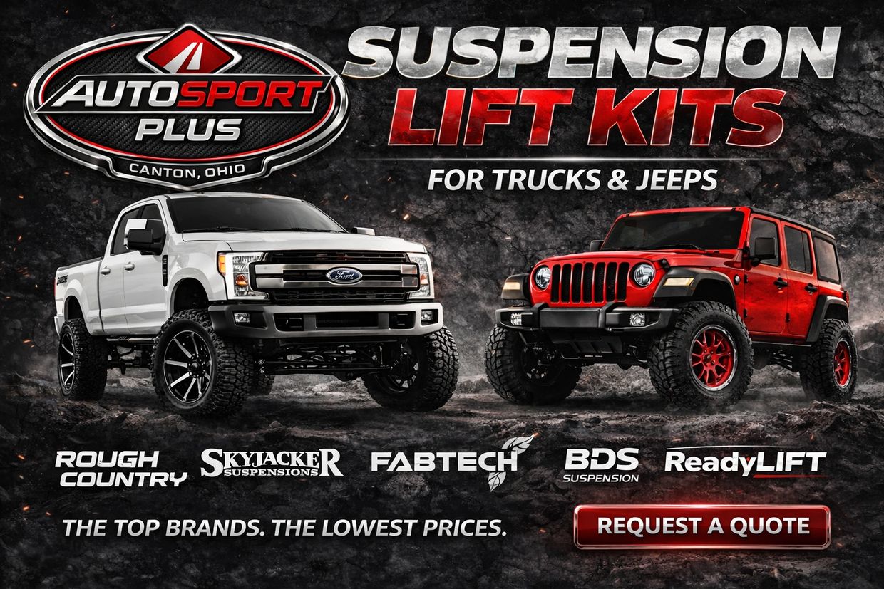 Jeep Lift Kits Hartville Ohio. Portage Lakes Ohio Jeep Lift Kit Installation.