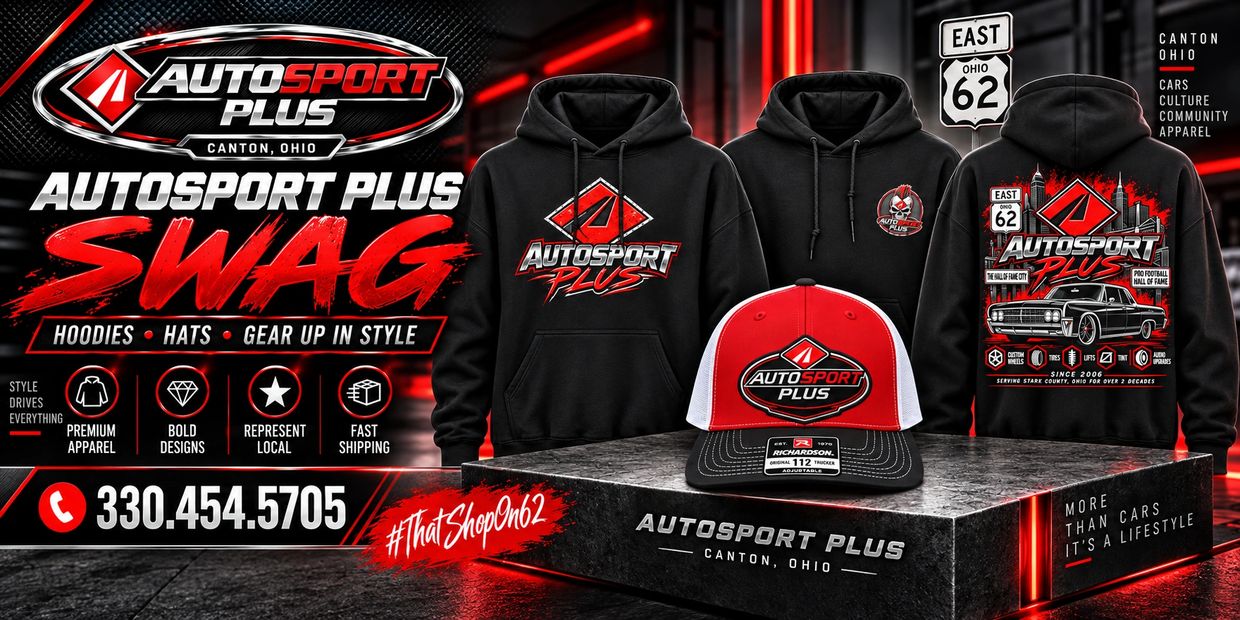 Autosport Plus in Canton, Ohio. Custom wheel shop near me in Cleveland Ohio. Canfield Ohio rims tire