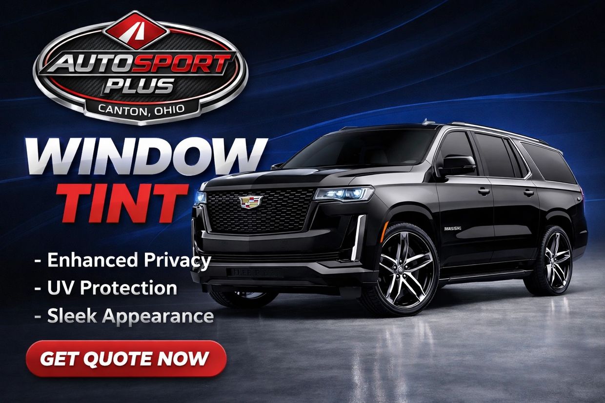 Car Window Tint near me in Canton, Ohio. Canal Fulton Ohio window tinting. Massillon Ohio tint.