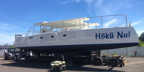 Schooner Creek large Catamaran Build 