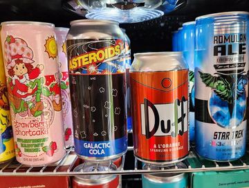 soda, canned soda, bottled soda, fun soda