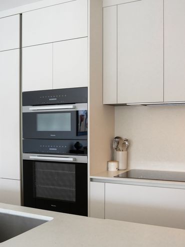 Interiors by Eva Franco custom-designed Italian kitchen (Veneta Cucine) in Venetian Islands, FL