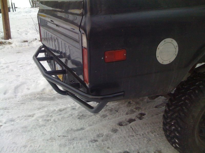 Custom rear tub bumper