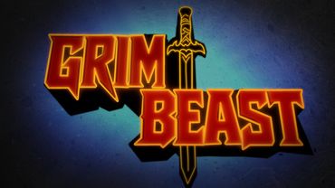 Logo for Grim Beast with a sword.